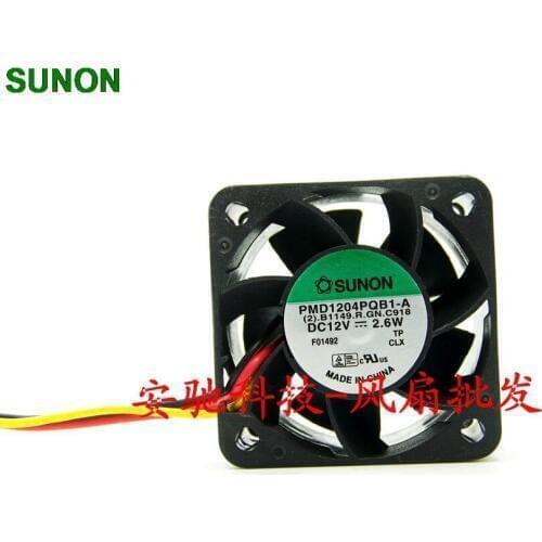 For Sunon PMD1204PQB1-A 4cm 4028 12V 2.6W 3 -line server fans