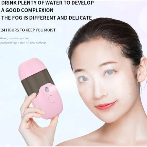 50ml USB Charge Humidifier Diffuser Nano Face Spray Mist Sprayer Facial Body Nebulizer Steamer Moisturizing Humidifier Skin Care