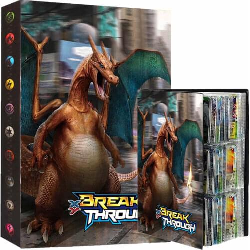 432pcs Pokemon Cards Album Book Anime 9 Pocket Collection Card Holder Game Map Binder Folder Top Loaded List Toy Gift For Kids