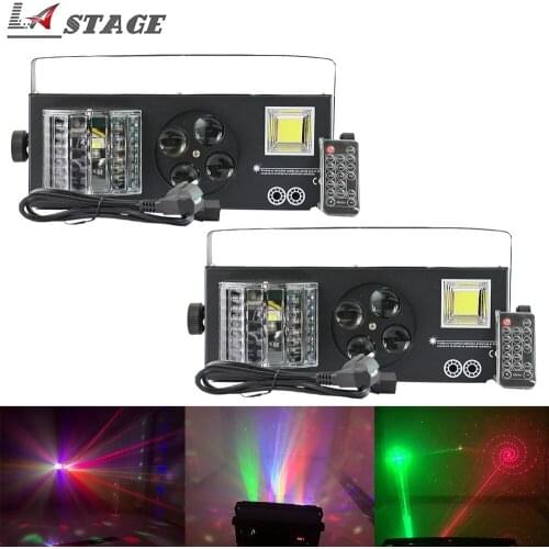 Free Shipping 2pcs/Lot New 4X3W 4IN1 Led Spot Stage Light 9 DMX512 Channel DJ Dance Bar Xmas Party Disco Effect