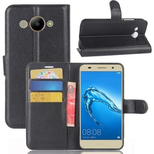 For Huawei Y3 2017 Case Hight Quality Flip Leather Phone Case For Huawei Y3 2017 Book Style Stand Cover