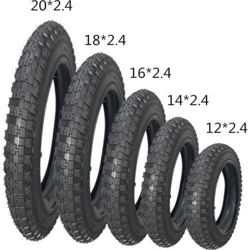 Kids bike tyre children bicycle tire 12/14/16/18/20 x2. 4 bicycle parts
