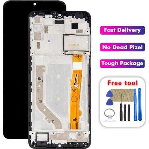 For Alcatel 3X 2019 5048 Lcd 5048Y OT5048Y 5048U OT5048 LCD Display Touch Screen Digitizer Glass Assembly + Frame
