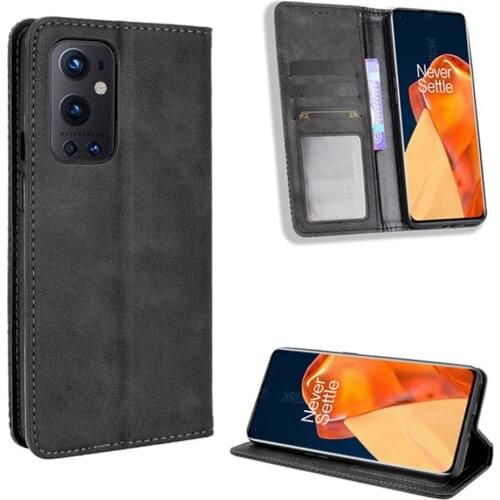 For Oneplus 9 Case Luxury Flip PU Leather Wallet Magnetic Adsorption ShockProof Case For OnePlus 9 Pro OnePlus9 Phone Bags