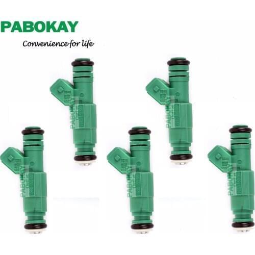 5 pieces x Green Giant Fuel Injector 42 lb/hr 440cc for Volvo 0280155968 Turbo