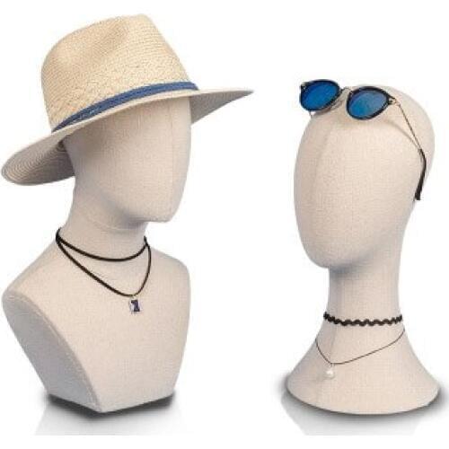 Best Quality New Hot Sale Style Fabric Cover Head Mannequin Head Model On Sale