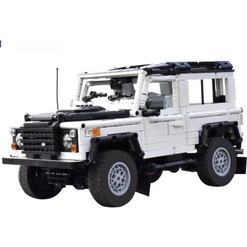 MOC SUV Car Rover Defende Model Kit Compatible 42110 High- tech Off-road Vehicle Building Blocks Toys Children Christmas gift