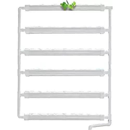 Wall-mounted Hydroponic Grow Kit 54 Plant Sites 6 Pipes Garden Tool Vegetable 110V pump Hydroponic 54 Plant Site Grow Kit