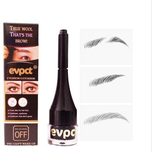 Waterproof Eyebrow Extension Cream Dye Pomade 3D Eye Brow Fiber Gel Enhancer Fake Beard Tint Pen Makeup Cosmetic Tool cheap
