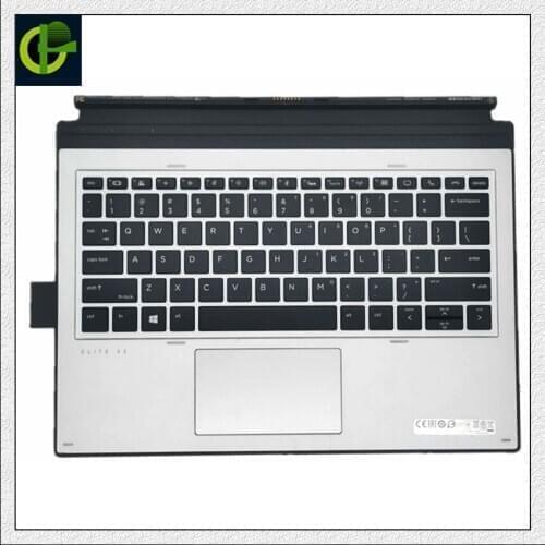 Original English keyboard dock station base for HP Elite x2 1013 G3 Travel Keyboard Tablet 2-in-1 top case cover palmrest