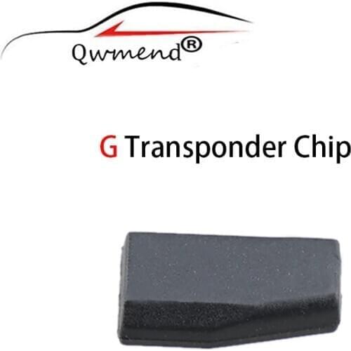 QWMEND 1PCS Transponder Chip Smart Car Key G Chip for Toyota 4Runner Rav4 Yaris Carbon Blank Remote Key Chip