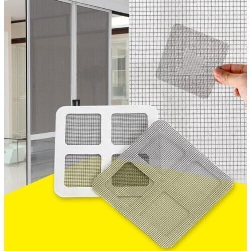 3 Pcs Window Screen Window Net Mesh Home Adhesive Anti Mosquito Fly Bug Insect Repair Screen Wall Patch Stickers
