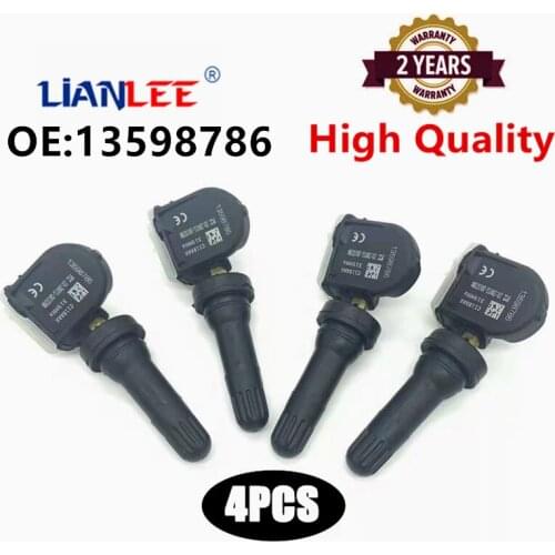 4Pcs/Lot OEM 13598786 Tire Pressure Sensor Monitoring System New TPMS 315MHz For Chevrolet Cobalt Colorado Cruze Equinox HHR Imp