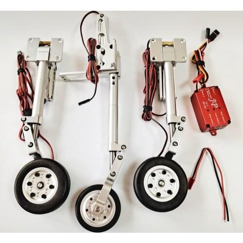 JP Hobby Turbine Plane Full Metal Landing Gear With Brake Wheel 12mm for 7-12 kgs Airplane Freeshipping