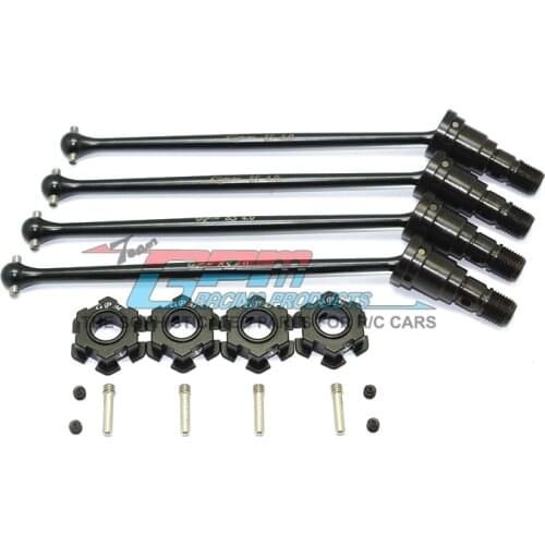 Harden Steel #45 CVD shaft with alloy hex for 1/5 rc car TRAXXAS parts X-MAXX 8S