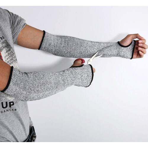 1 Pcs Outdoor Work Safety Arm Guard Sleeve Anti-cutting Protective Cut-resistant Arm Sleeve B2Cshop