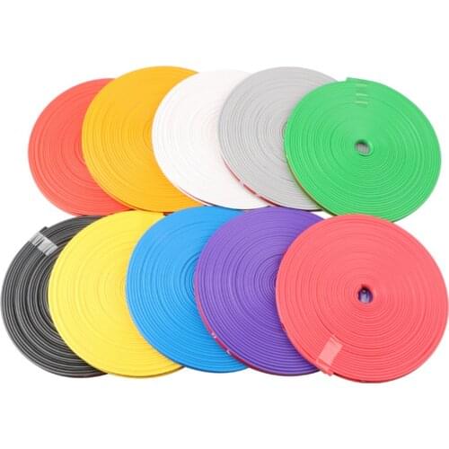 1Roll of 8 Meters Car Tire Decorative Strip Protective Ring Anti-collision Strip Anti-scratch Strip Decorative Thread Stickers