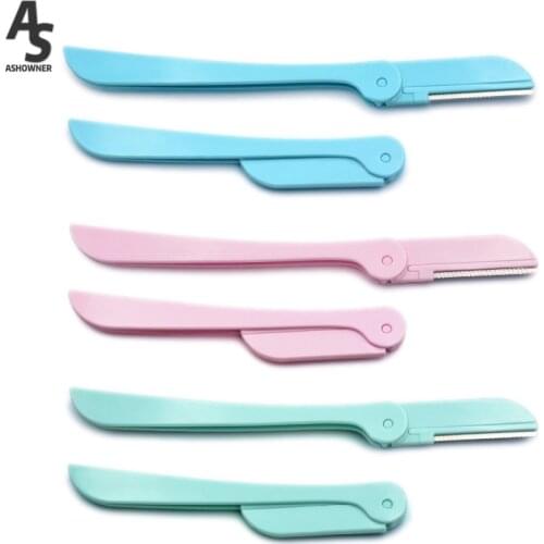 1pcs Eyebrow Trimmer Portable Eyebrow Razor Shaver Eye Brow Shaper Face Razor Facial Hair Remover for Women Beauty Makeup Tools