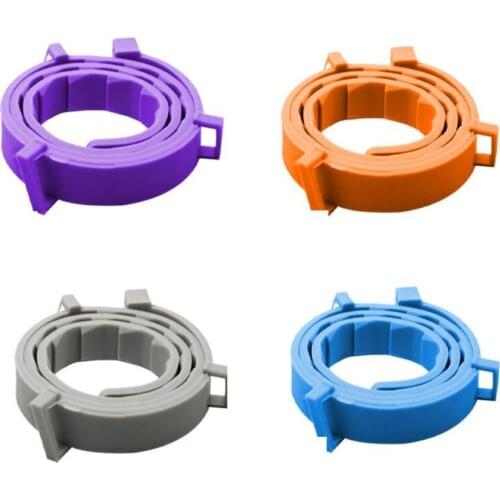 40pcs/lot Silicone Insect Repellent Collar Flea Prevention Pet Dog Cat Collar Length Adjustable Factory Wholesale