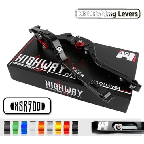 CNC Aluminum Brake Handle Bar Lever Extendable Folding Adjustable Brake Clutch Levers For YAMAHA XSR 700 ABS 2016-2017