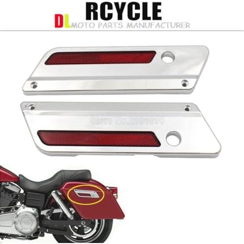 Free Shipping ABS Hard Saddlebag Fits For Harley Touring FLT FLH Saddle Bag Lids