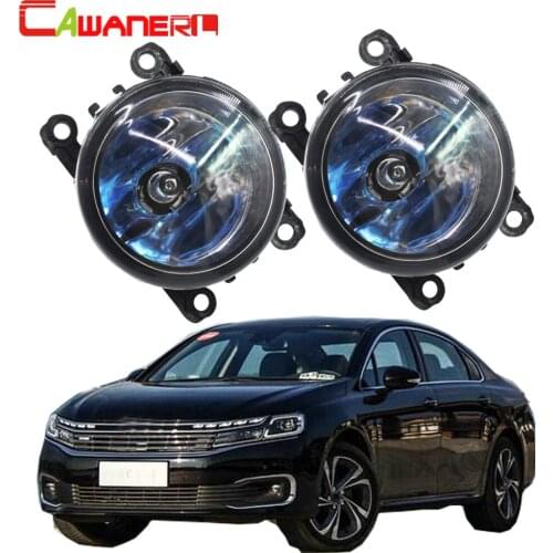 Cawanerl 1 Pair 100W H11 Car Styling Fog Light Daytime Running Lamp DRL Halogen Bulb 12V For Citroen C6 TD_ Saloon 2005-2015