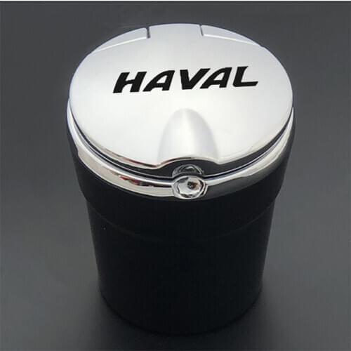 For Great Wall Haval Car Ashtray Creative Personality Multi-function Car With LED Light Ashtray With Lid Car Ashtray Accessories