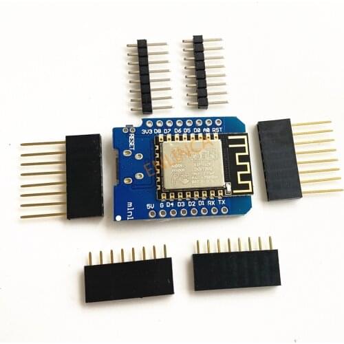 ESP8266 ESP-12 ESP-12F CH340G CH340 V2 USB WeMos D1 Mini WIFI Development Board D1 Mini NodeMCU Lua IOT Board 3.3V With Pins