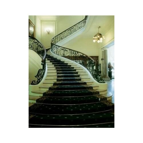 TR 7x5ft Deluxe Room Stairs With Capet Printed Wedding Photography Background Indoors Backdrop For Wedding Photo Shoots Backdrop