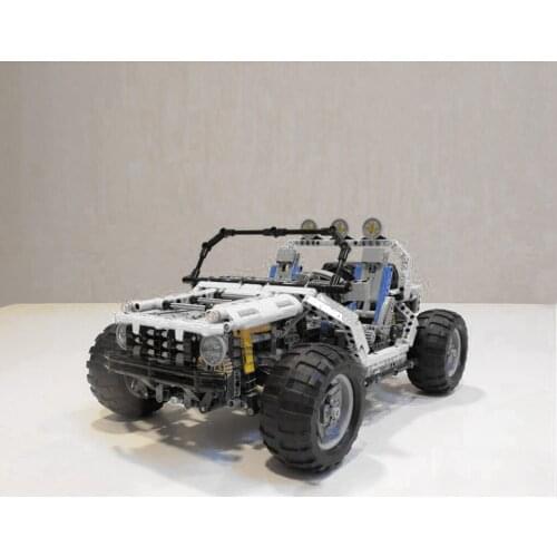 IpinMoc Creator Mechanical Pull Back 5611 Steppenwolf Off-road Vehicle Building Blocks For City Technic Car Bricks Toys For Boy