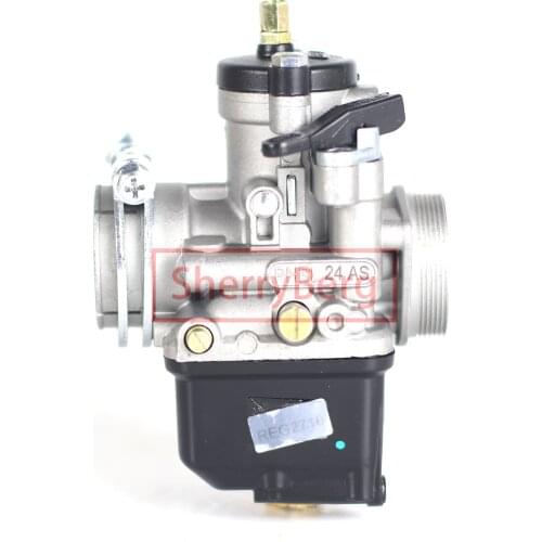 SherryBerg Carb Carburettor Carburador Replace for Dellorto Carburetor PHBL 24 AS PHBL24AS 24MM 2T 4T FOR VESPA, Montesa, ETC