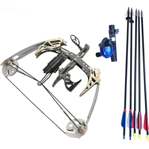 Mini Osprey Composite Pulley Bow And Arrow Outdoor Fish Shooting Set Small Archery Equipment Car Bow And Arrow