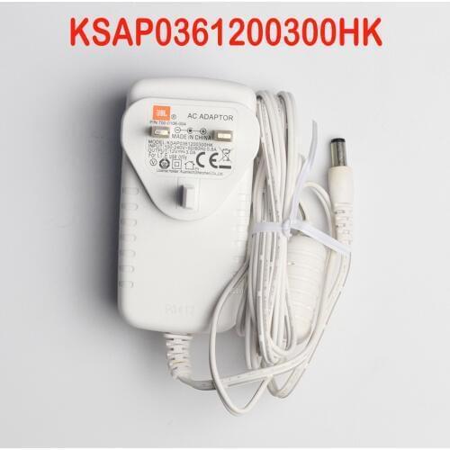 KSAP0361200300HK AC Adapter For JBL P/N: 700-0106-004 KSAP0361200300HK Adapter POWER 12V 3A 700 0106 -004