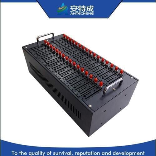Antecheng wavecom 2g Q2303 high rate bulk sms sending module 32 sim slots dual bank USB gsm modem with free software