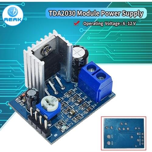 TDA2030 Module Power Supply TDA2030 Audio Amplifier Board Module TDA2030A 6-12V Single