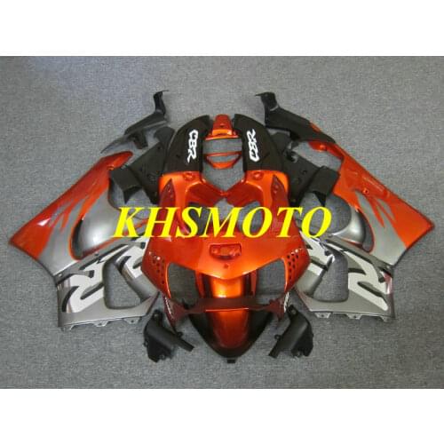 Motorcycle Fairing kit for CBR900RR 919 98 99 CBR 900RR CBR900 1998 1999 ABS Red silver Fairings set+gifts HG20