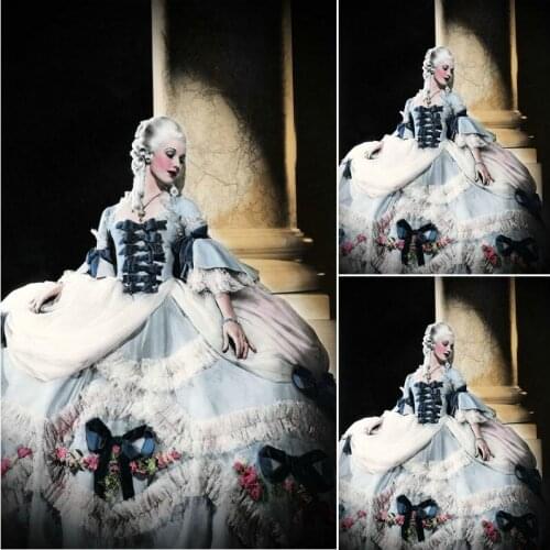 2017 New!Customer-made Victorian Dress1860S Scarlett Civil War Southern Belle dress Marie Antoinette dresses US4-36 C-963