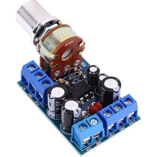 TDA2822M Digital Power Amplifier Board 2x1.5W 2.0 Channel Stereo Audio Power Amplifier Board DC 5V 12V CAR Sound Amp Module