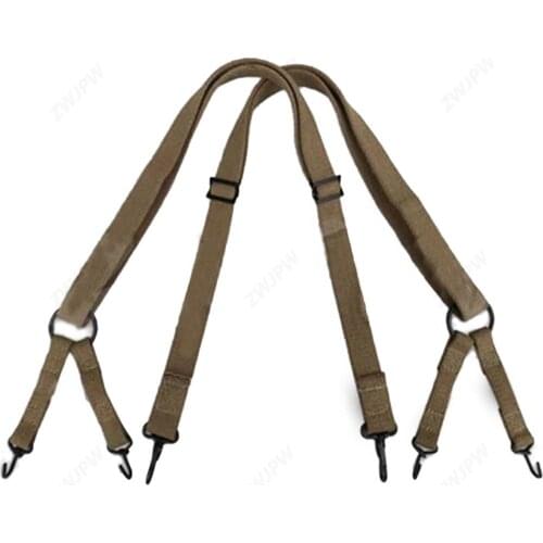WWII WW2 US USMC M1941 SUSPENDER BACKPACK STRAP HIGH QUALITY EQUIPMENT BELT soldier Military War Reenactments