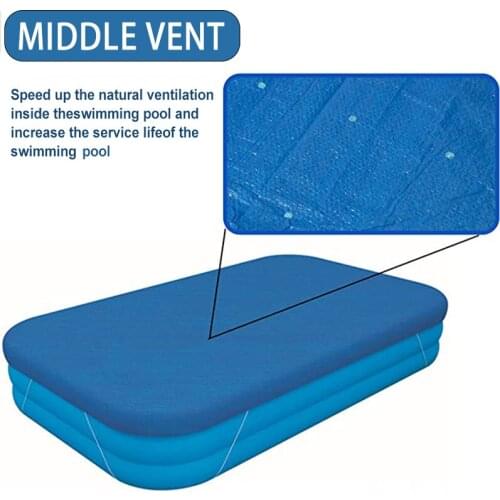 Rectangular Pool Cover Rainproof Windproof Dust Resistant Sun Protection For Swimming Pool SCIE999