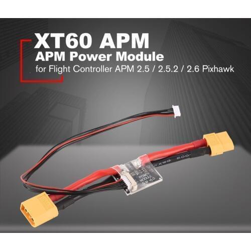 Power Module Board Connectors XT60 APM parts with DC 5.3V BEC for Flight Controller APM 2.5 / 2.5.2 / 2.6 Pixhawk RC Accessories