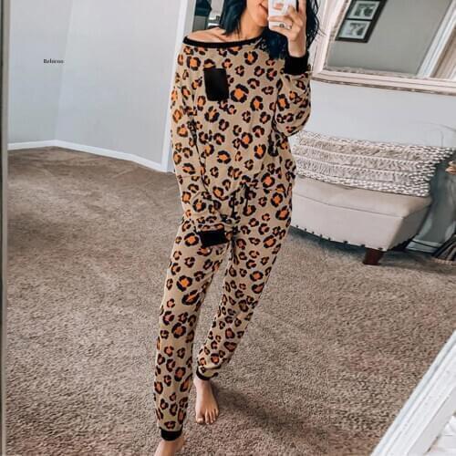Rebicoo Women's Long Sleeve Pajamas