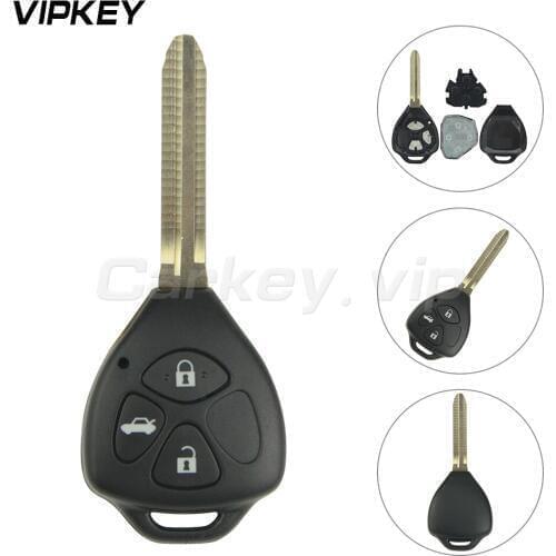 Remotekey G chip remote control 3 Buttons 434mhz TOY43 Remote Key fob For Toyota HILUX Rav4 2006 2007 2008 2009 2010