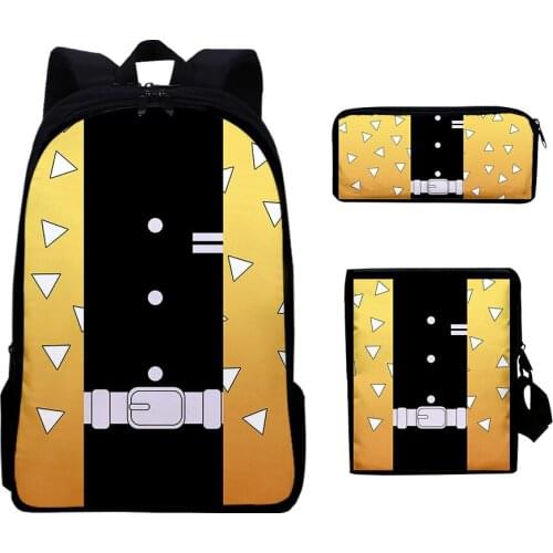 Demon Slayer Cosplay Backpacks Men Women Teenage Students School Bags Kimetsu No Yaiba Tomioka Giyuu Boys Girls Costume Bags