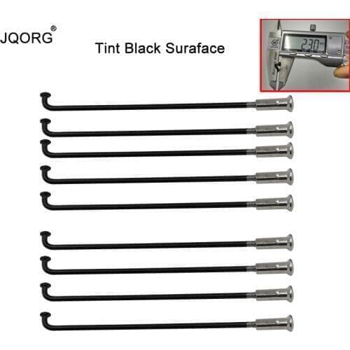 13 G Diameter 2.3 mm Black Color Electric Bike Motor Wheel Spokes Material 304 Stainless Steel Round Body Electric Bicycle Spoke