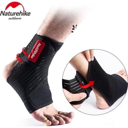 Naturehike 1 Pair Sport Ankle Brace Fitness Gym Ankle Support Gear Elastic Foot Weights Wraps Protector Legs Power Weightlifting