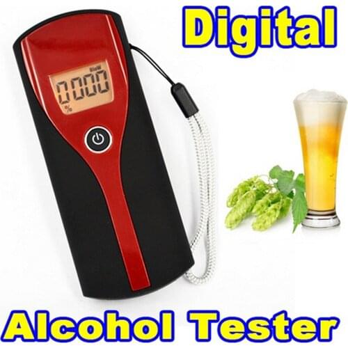 High Precision Digital Breath Alcohol Analyzer Breathalyzer Tester Non-Contact Body Alcoholicity Meter Alcohol Detection Device