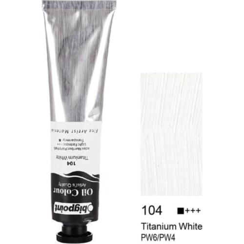 3X Oil Painting 45 ml. 104 Titanium White 3 Pcs