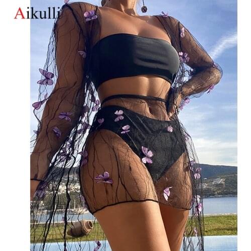 AIKULLI Transparent Swimwear