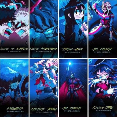 Anime Posters Canvas Painting Boku No Hero Academia Wall Decor Wall Art Decorative Prints Wall Painting Home Decor Picture